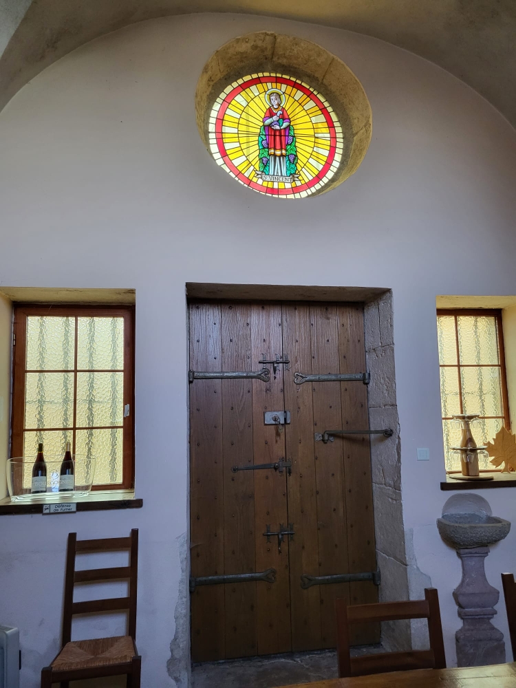 Intérieur du caveau de dégustation